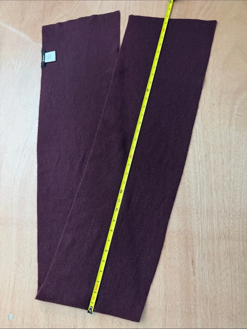 Quince 100% Mongolian Cashmere Scarf 10” x 70” | Rich Burgundy | Unisex
